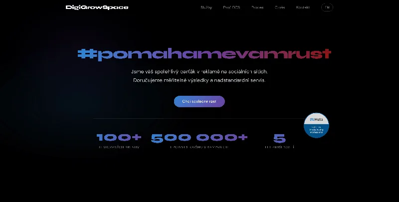 DigiGrowSpace – webový projekt