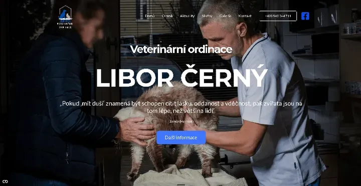 Libor Černý – webový projekt